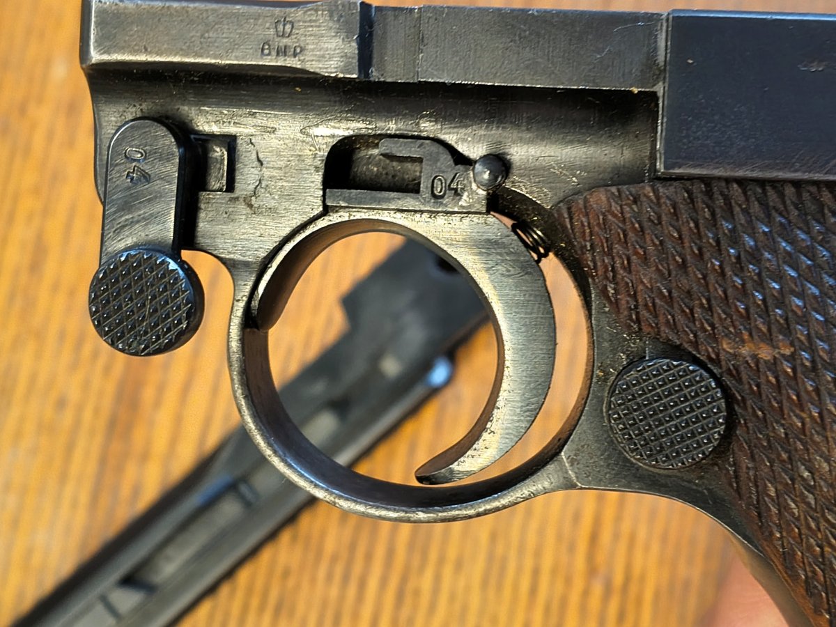 P08 Mauser S/42 1938r ZGODNY ZE ZGODNYM MAGAZYNKEIM 3904d