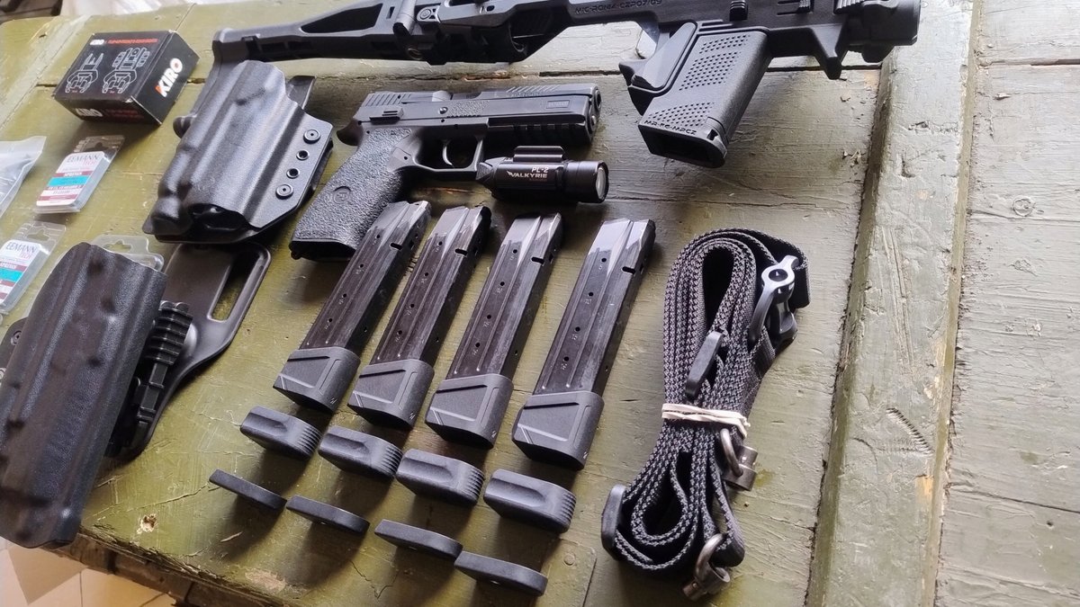 CZ P-09 kal. 9x19 plus konwersja Roni plus mnóstwo akcesoriów - KOMIS - NOWA CENA