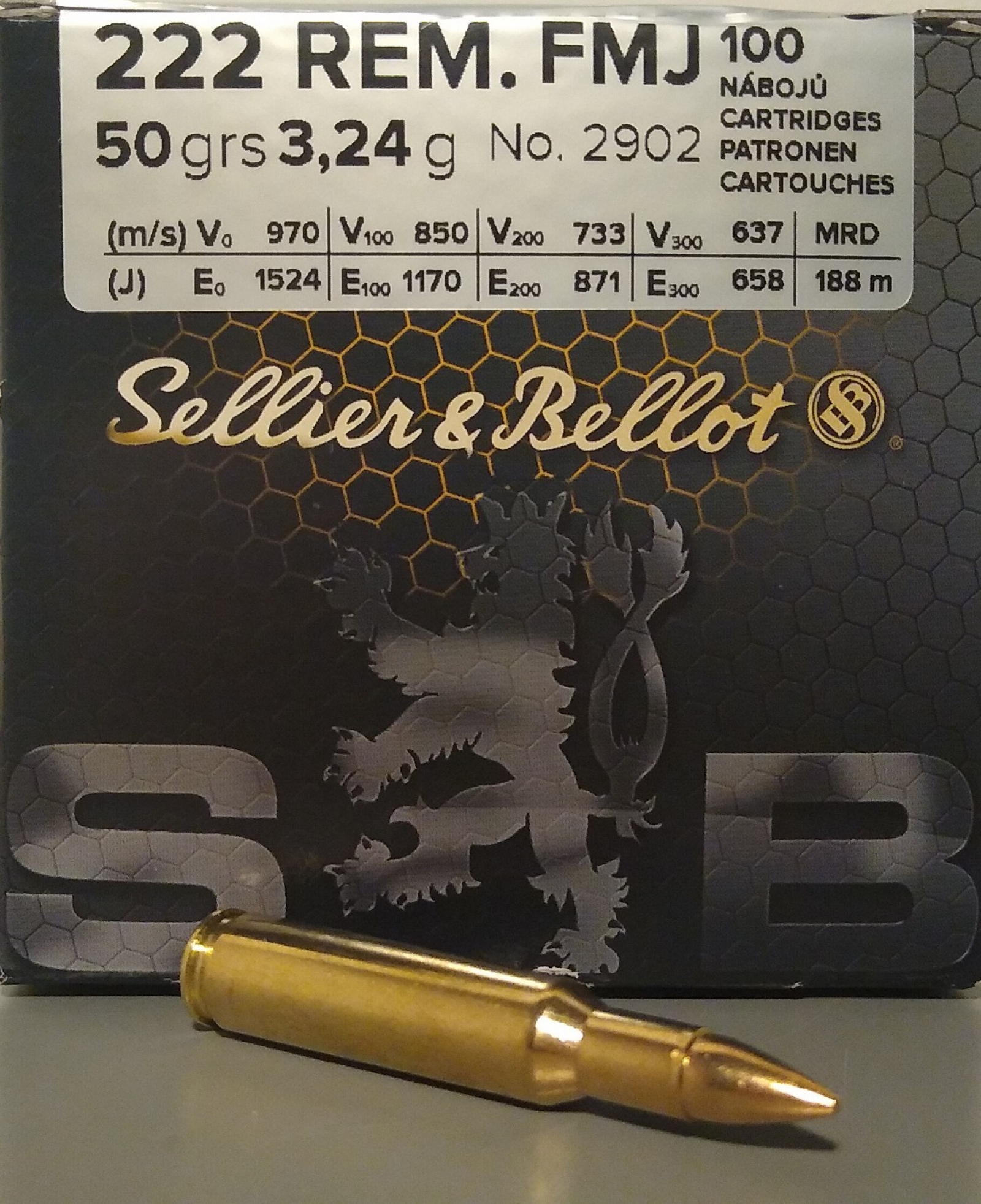 222 Rem S&B FMJ