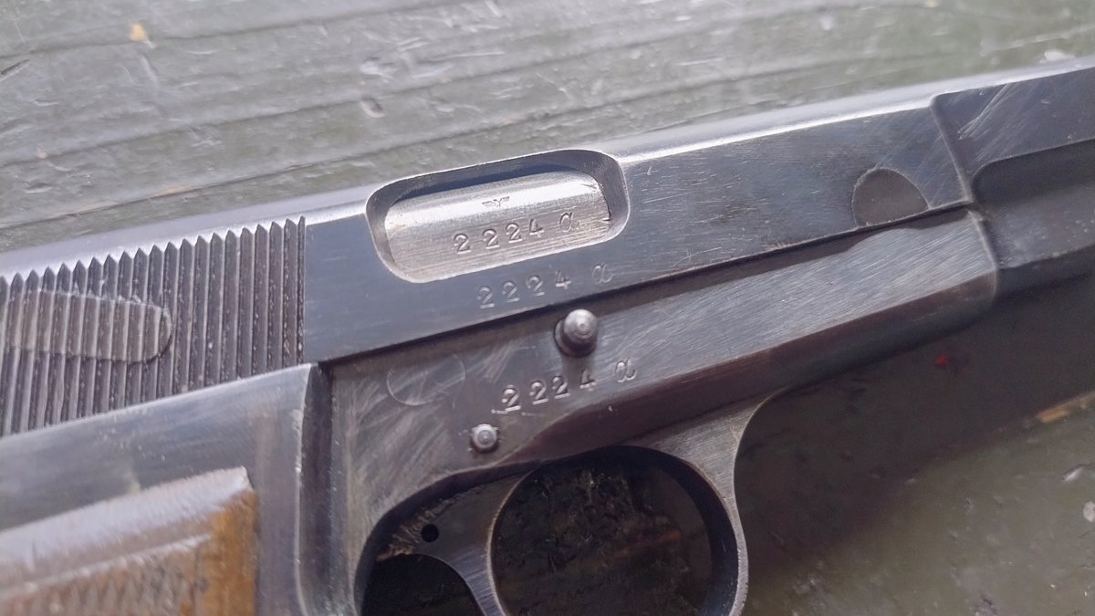Browning HP Pistole 640(b) kal. 9x19 WEHRMACHT - KOMIS