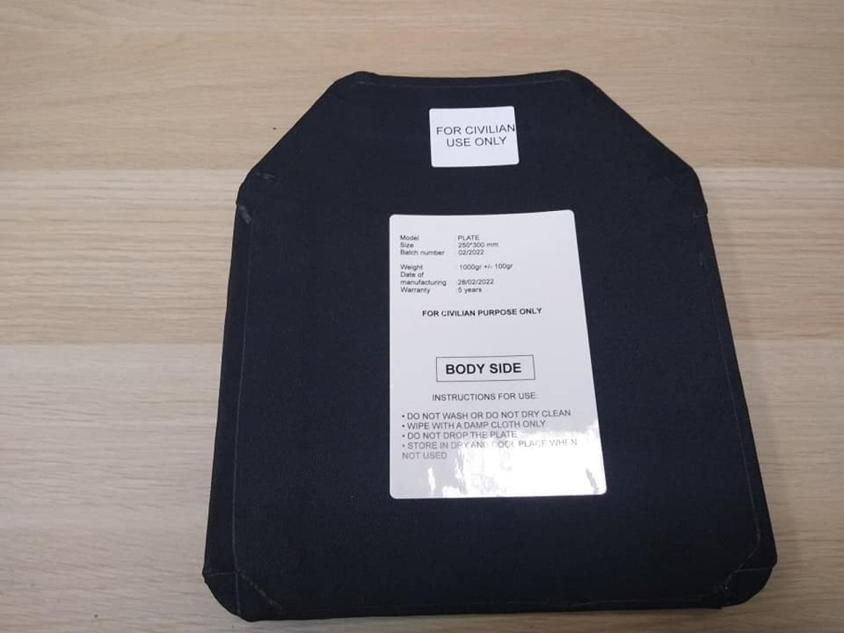 Płyta balistyczna klasy III ICW ATS-APL3-01  (do .308 FMJ) - komplet 2 szt.