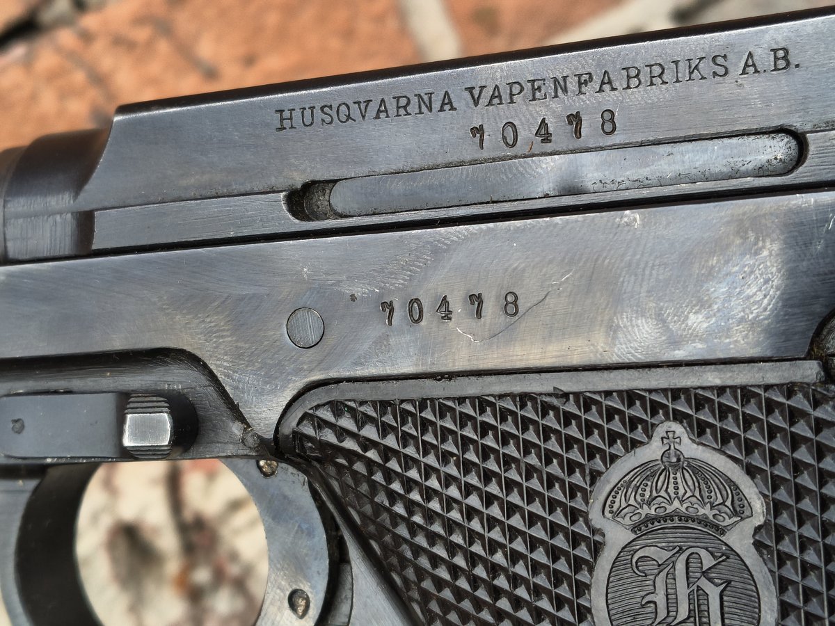 Husqvarna M40 kal. 9x19 FULL KOMPLET 1944/1945