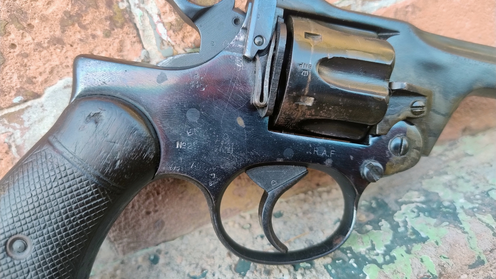 Enfield No2 Mark 1 kal. 38 S&W 1934r Royal Air Force