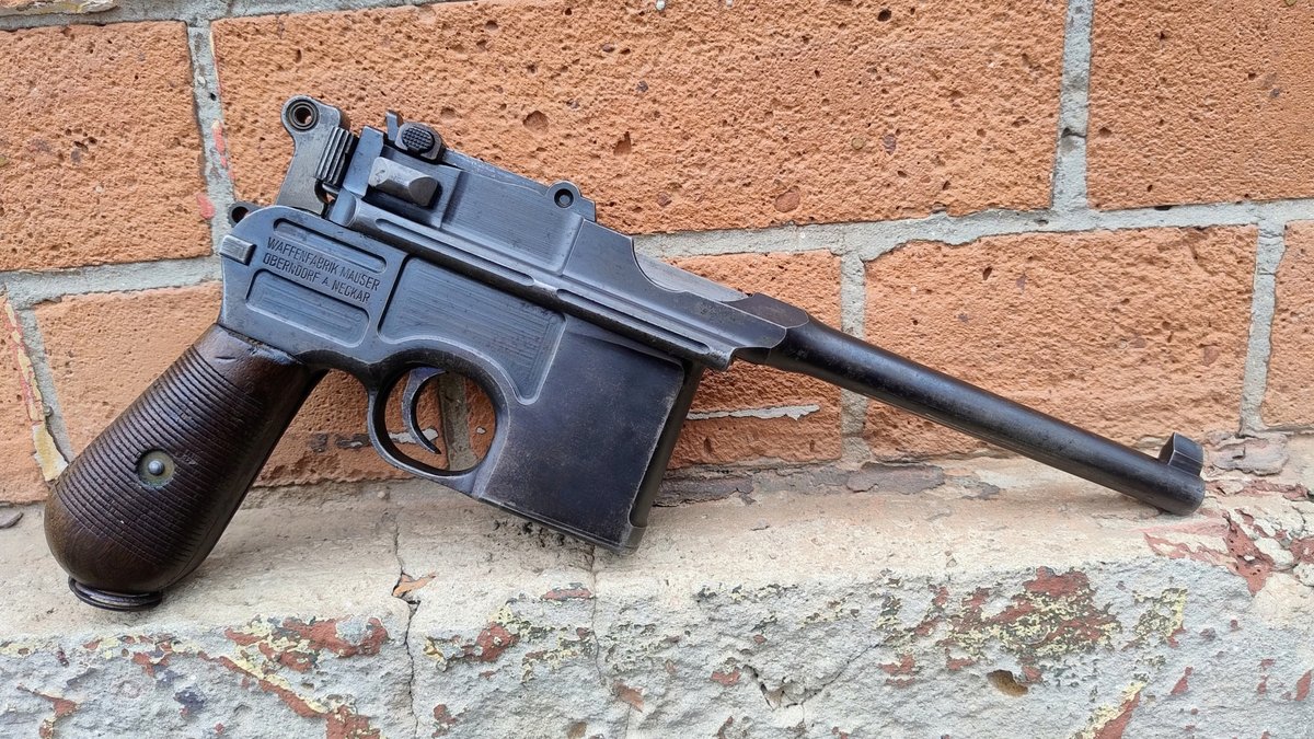 Mauser C96 kal. 7,63 Mauser ze zgodną kaburokolbą - KOMIS