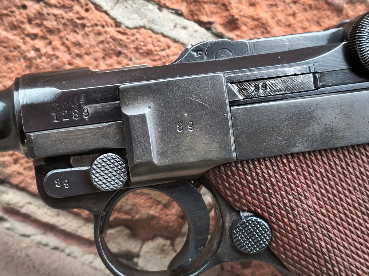 Luger P08 kal. 9x19 Mauser 42 1940r zgodny 1289R