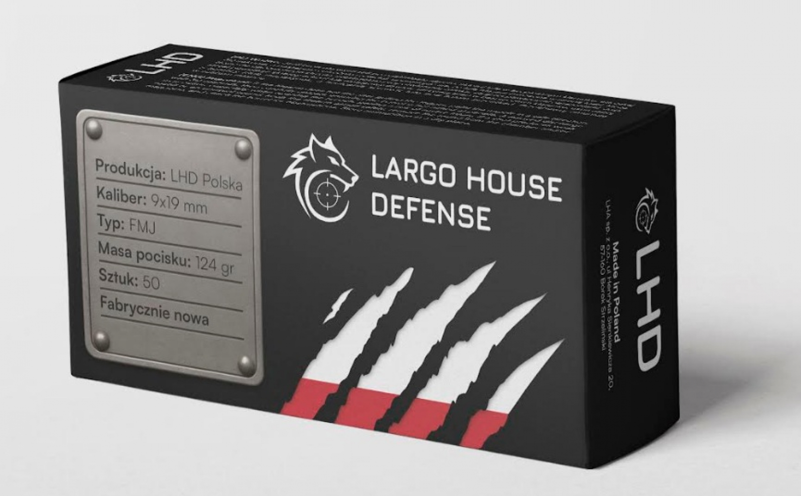 LHD 9x19  FMJ 8,0g