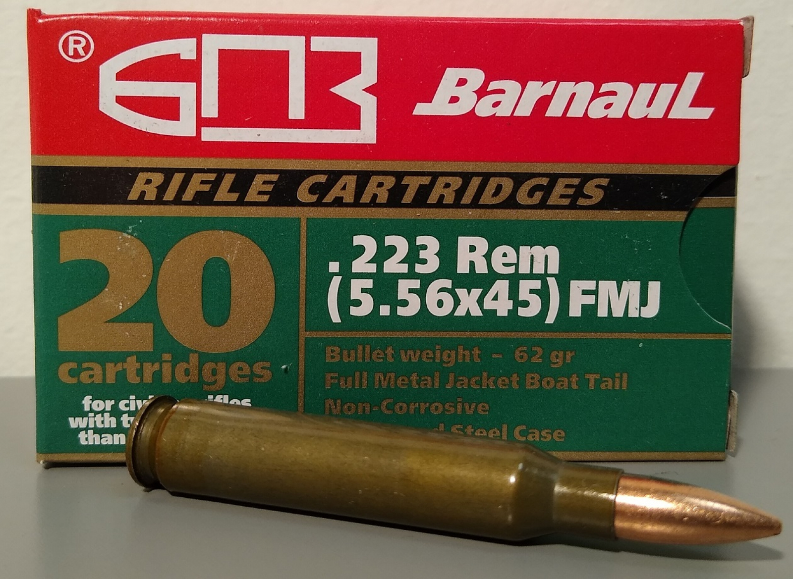 .223 Remington FMJ Barnaul (5,56x45)