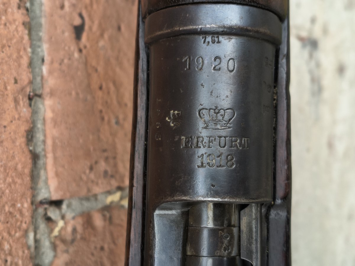Mauser 98az Erfurt 1918 RW 1920 Wehrmacht