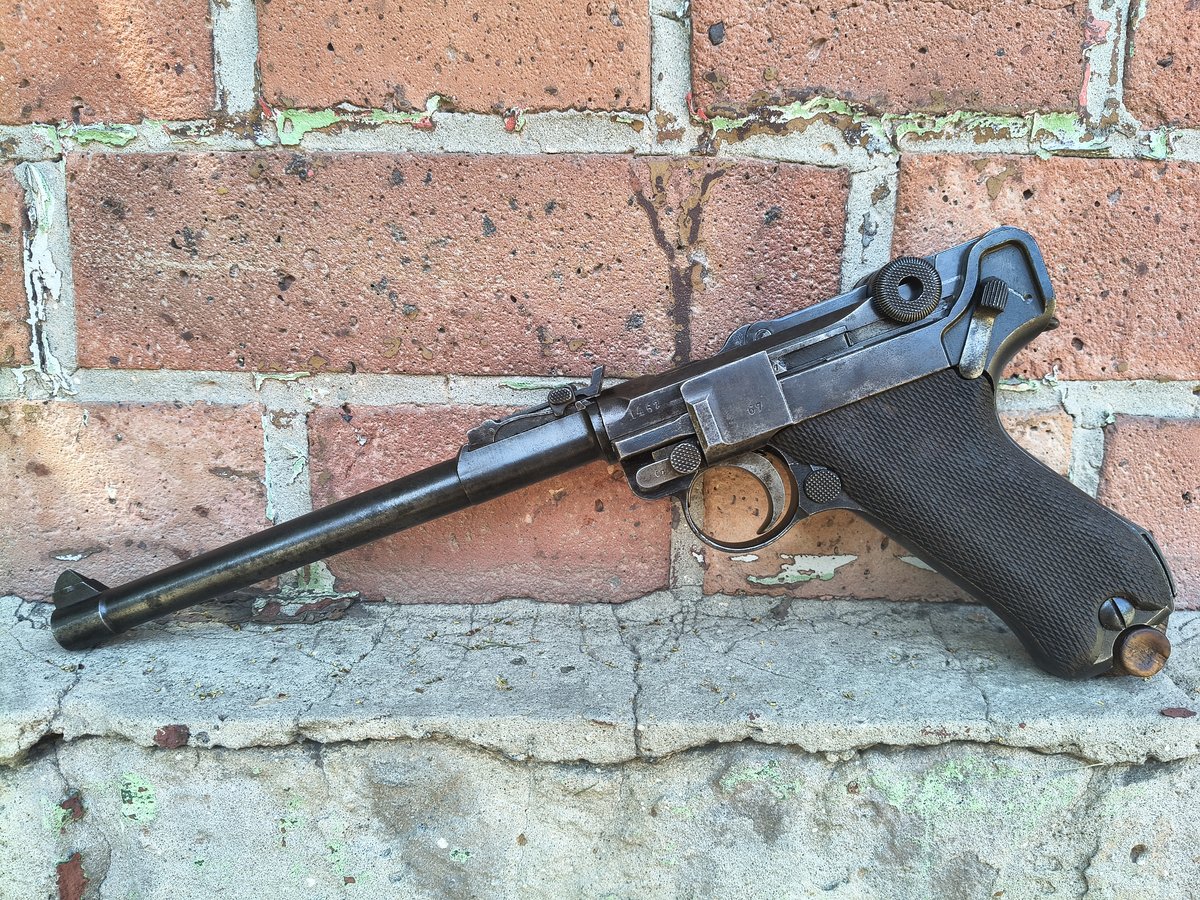 Luger P08 Lange (Artillerie) 9x19 DWM 1917 zgodny - KOMIS