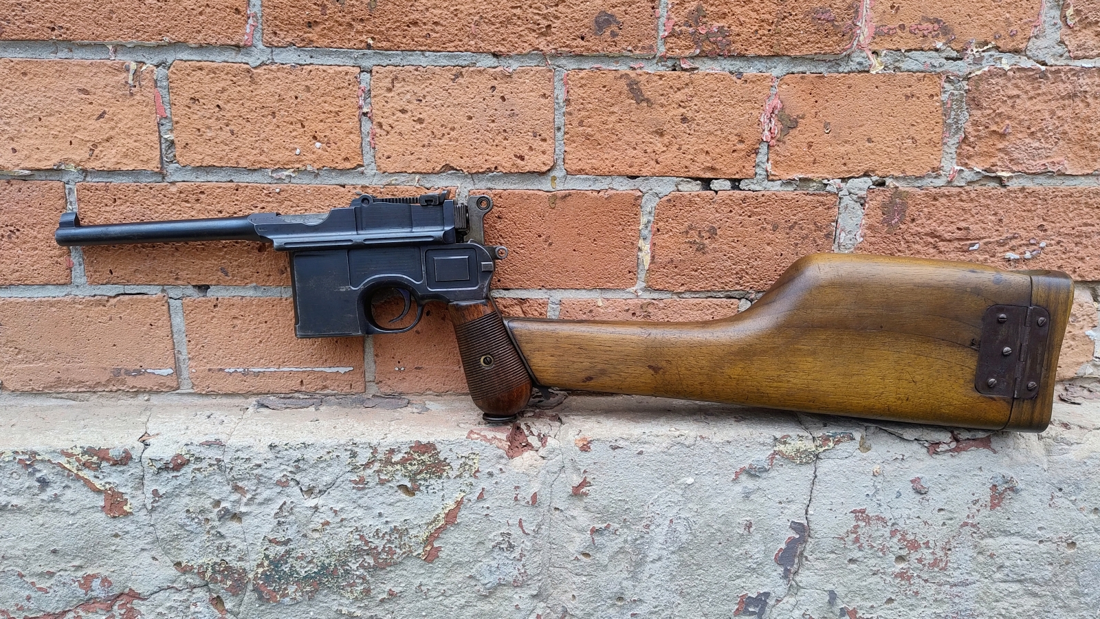 Mauser C96 kal. 7,63 Mauser ze zgodną kaburokolbą - KOMIS