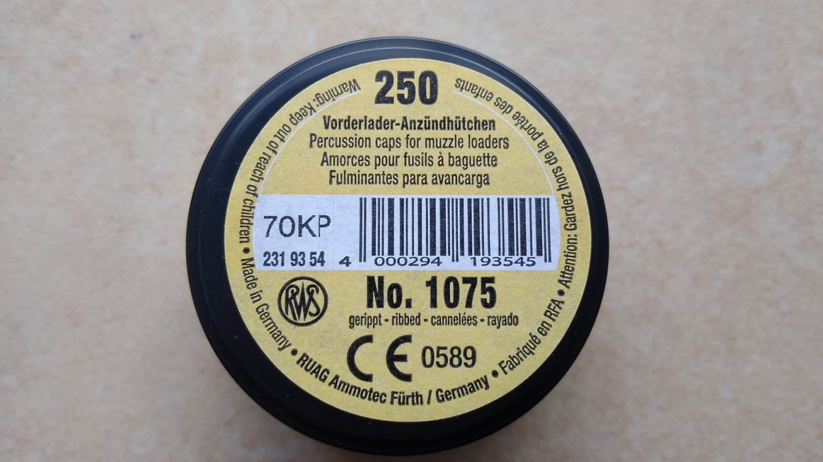 Kapiszony RWS 4.0 mm 1075 250 szt.