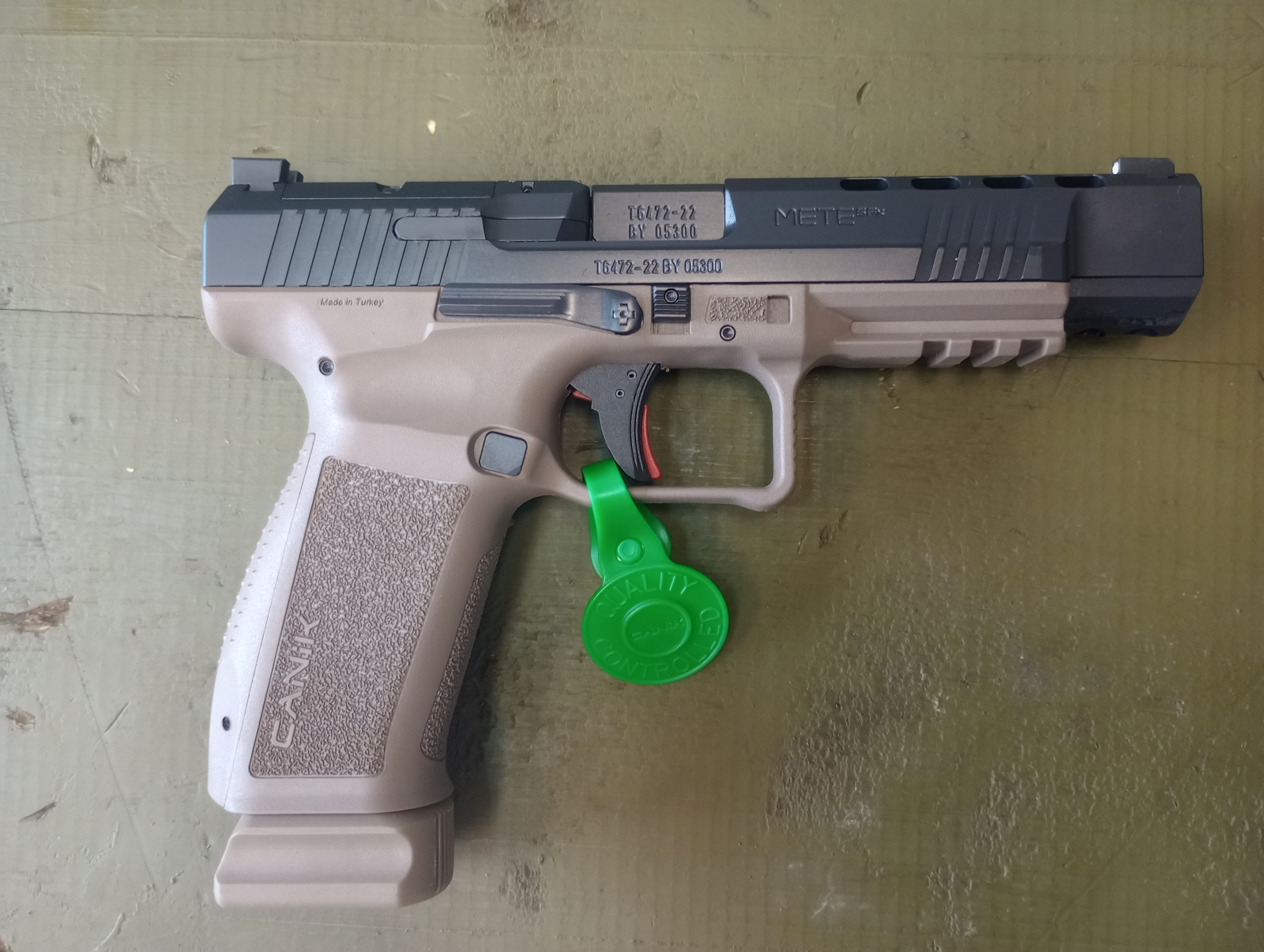 Canic Mete SFX Black Slide/FDE FRAME 9x19