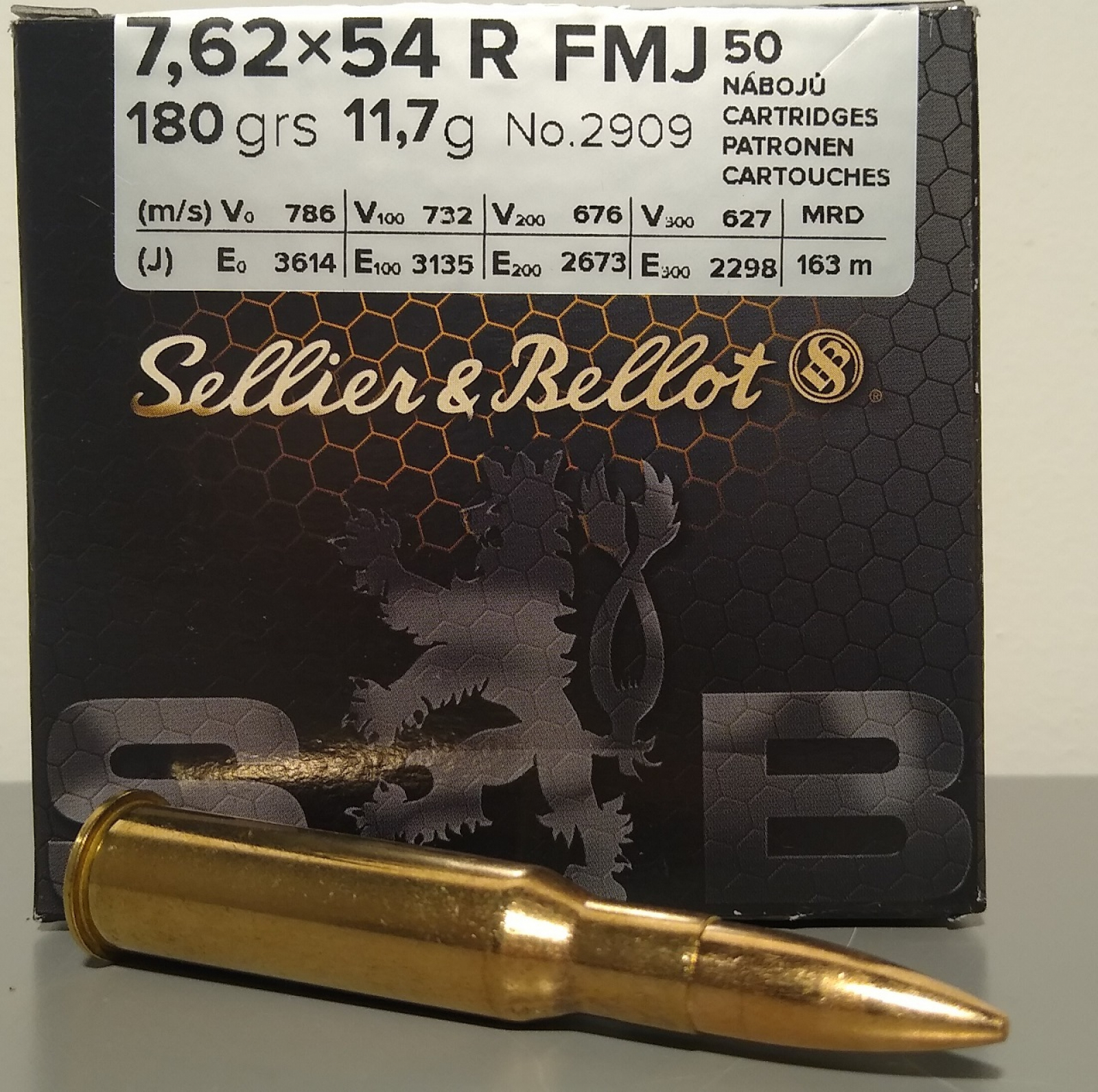 7,62x54R FMJ S&B
