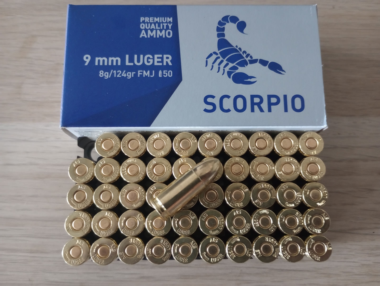 9X19 STV 8,0G FABRYCZNIE NOWA - PRZY ZAKUPIE 1 TYŚ CENA 0,99GR