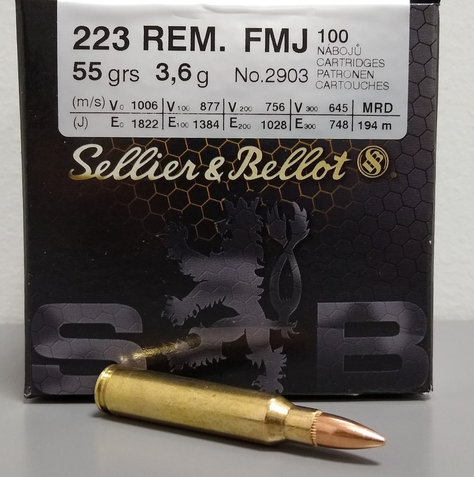 223 Rem S&B FMJ 4,5g (69gr)