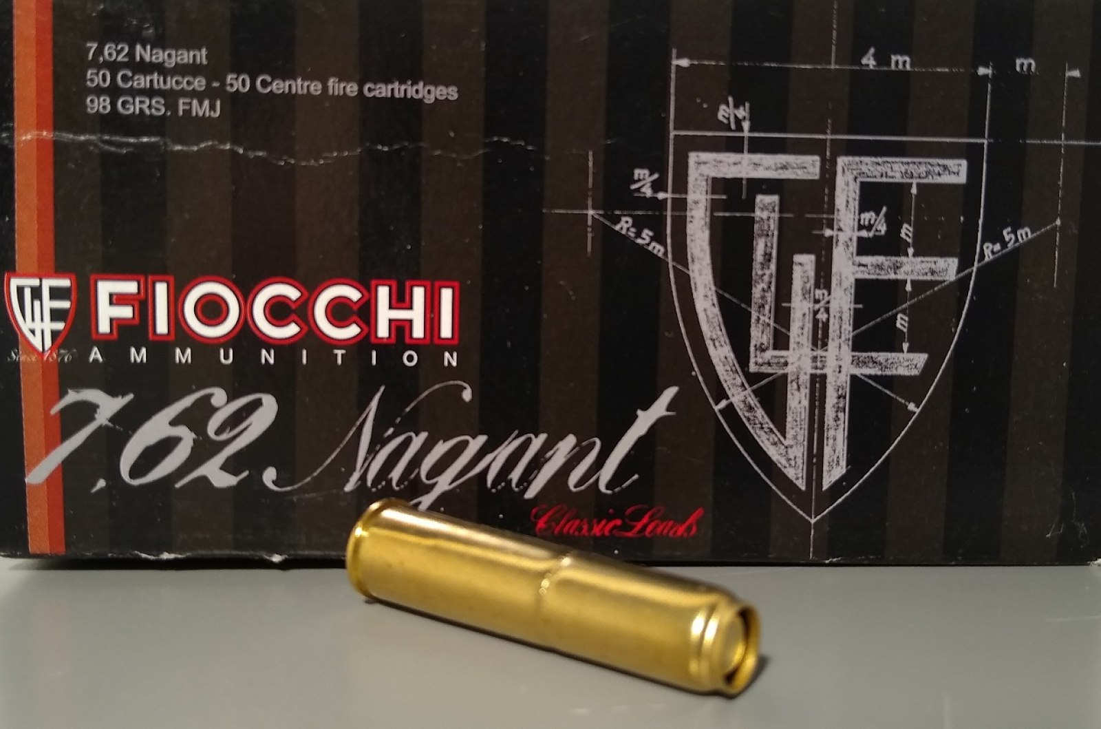 7,62 Nagant Fiocchi FMJ