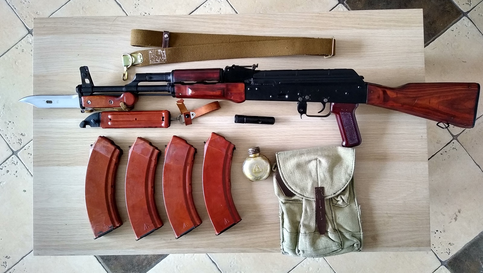 AKMY RADZIECKIE STAN IGŁA, PEŁNE UKOMPLETOWANIE! - 2 lata gwarancji - magazynki bakelitowe! - LUFY STAN DOBRY - OSTATNIA SZTUKA