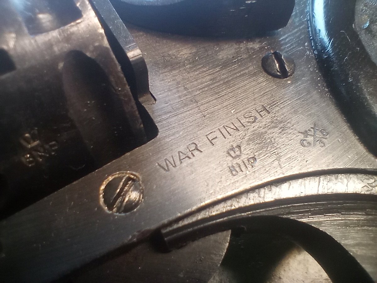 Webley Mark IV War Finish kal. 38  S&W nr 1
