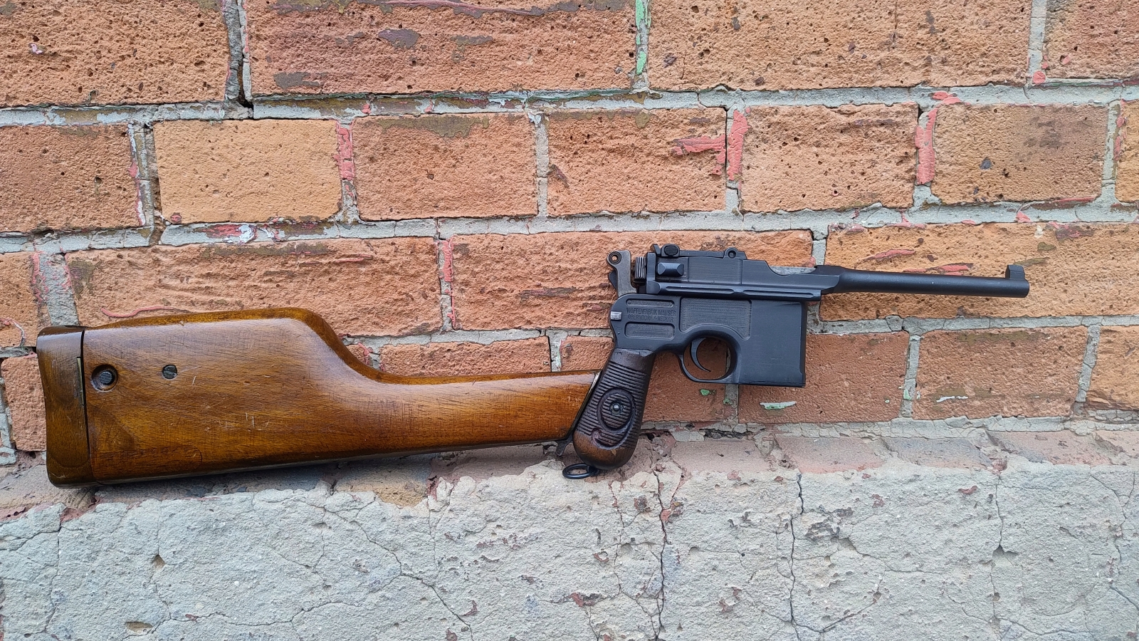 Mauser C96 Rote Neun kal. 9x19 z kaburokolbą